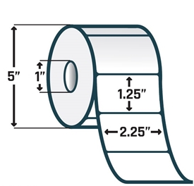 Zebra 10015341 Direct Thermal Paper Label Z-Perform 4000D - Sun